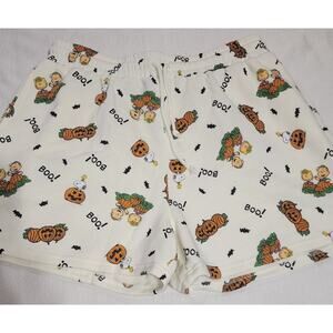 snoopy and friends Halloween women's XL sweat shorts